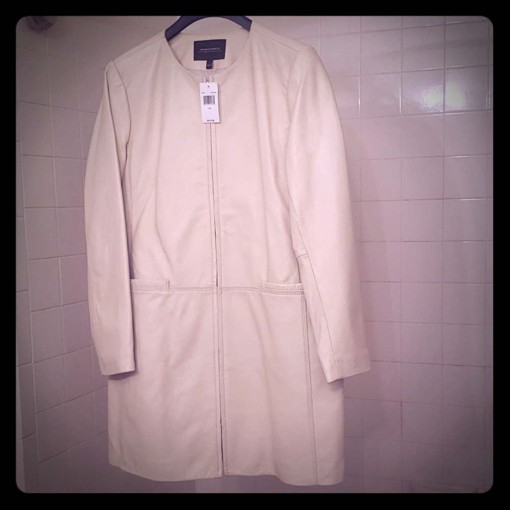 Neiman Marcus Leather Coat